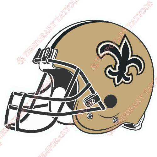 New Orleans Saints Customize Temporary Tattoos Stickers NO.620